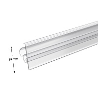 Ценникодержатель профильный LST39 ш.39 L=988мм прозрачный ПРИБЫЛЬ-03.39х988.Tp -фото Ценникодержатель профильный LST39 ш.39 L=988мм прозрачный ПРИБЫЛЬ-03.39х988.Tp -фото