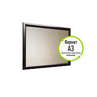 Клик-рамка А3 черная алюминиевая ПРОФИ-02.А3.Bk -фото Клик-рамка А3 черная алюминиевая ПРОФИ-02.А3.Bk -фото