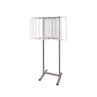 Демосистема напольная 5 белых панелей А2 стойка серая ИГРОК-01.А2Gr.Wt -фото Демосистема напольная 5 белых панелей А2 стойка серая ИГРОК-01.А2Gr.Wt -фото