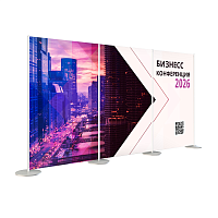 Система мобильная выставочная 3 секции 2400х1500 полноцвет ГАРАНТ-01BP.4500.Gr -фото Система мобильная выставочная 3 секции 2400х1500 полноцвет ГАРАНТ-01BP.4500.Gr -фото