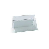 Тейбл-тент А5 горизонтальный акриловый прозрачный ШАЛАШ-01.А5Г.Tp -фото Тейбл-тент А5 горизонтальный акриловый прозрачный ШАЛАШ-01.А5Г.Tp -фото