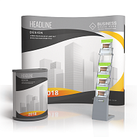 Мобильный выставочный стенд комплект с оформлением по вашему макету СЕТ-1 -фото Мобильный выставочный стенд комплект с оформлением по вашему макету СЕТ-1 -фото